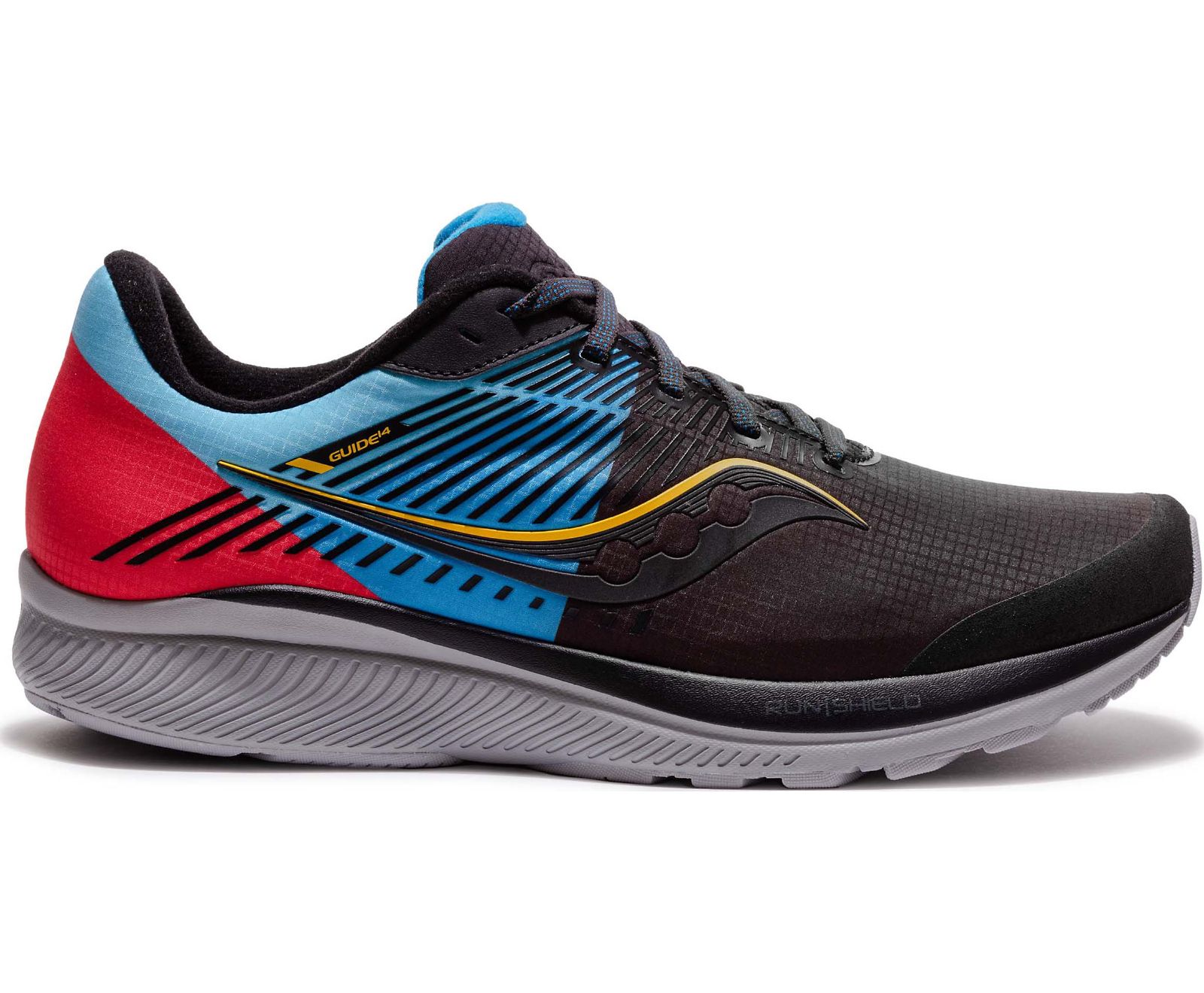 Női Saucony Guide 14 Runshield Futócipő Fekete Kék Piros | HU 514UZG